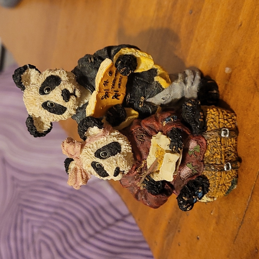 Boyds bears Noah's ark series #2 panda bears
